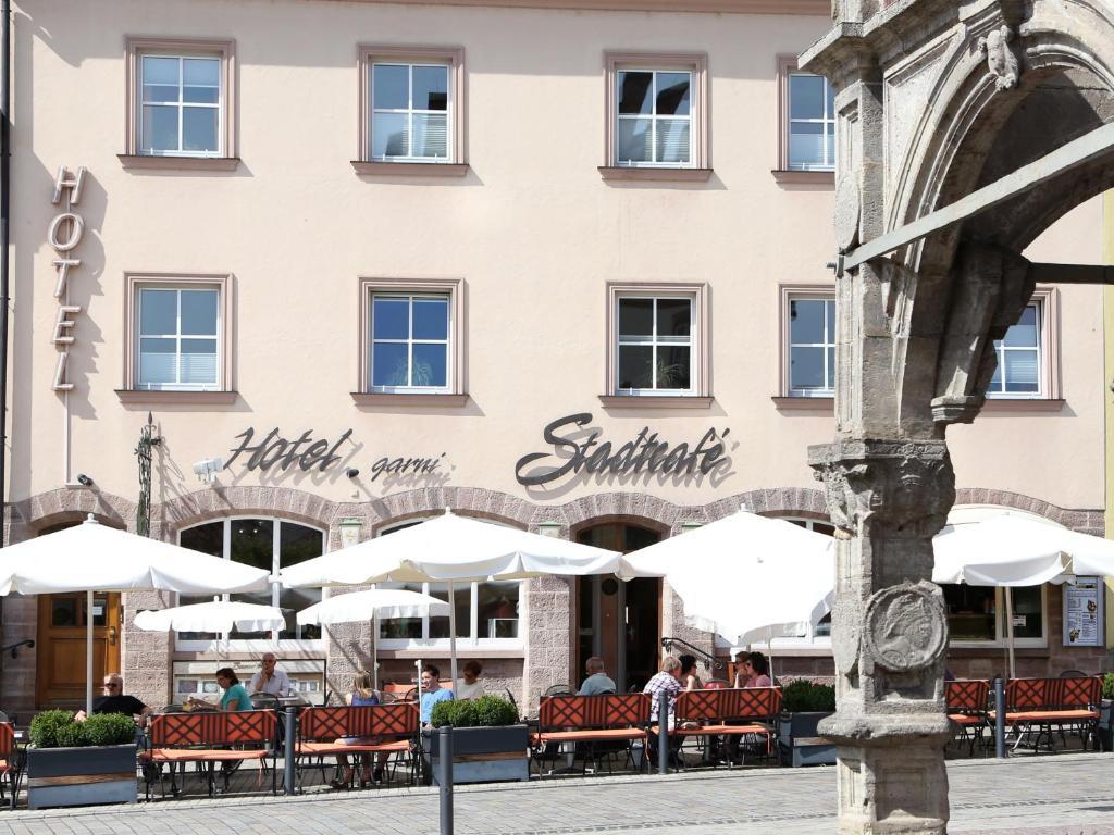 Stadtcafe Hotel Garni Хаммельбург Экстерьер фото